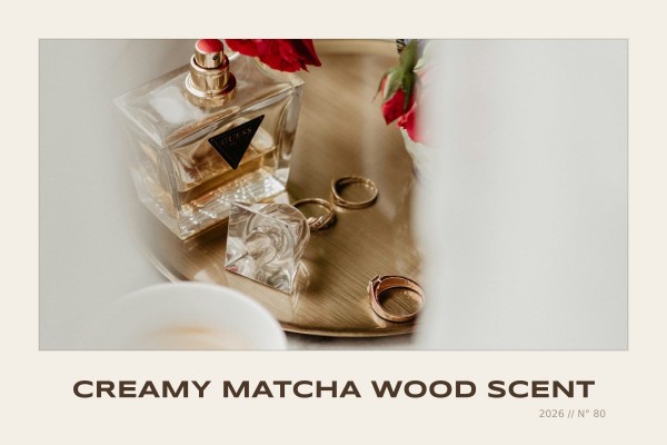 creamy matcha wood scent