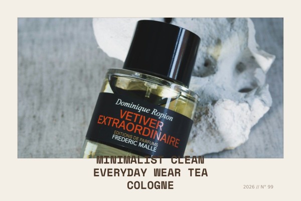 minimalist clean everyday wear tea cologne