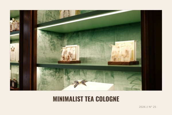 minimalist tea cologne