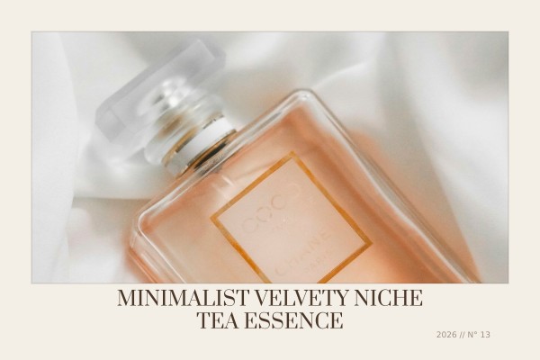 minimalist velvety niche tea essence